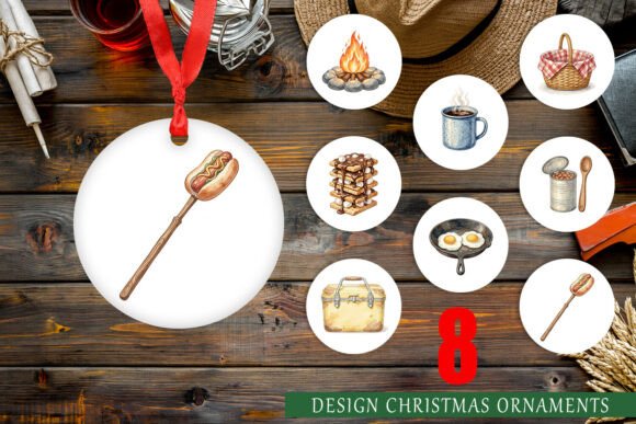 Download Campfire Cooking Watercolor Ornament PNG - Campfire cooking Collection