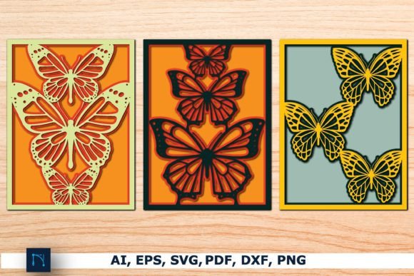 Download Layer 3D Butterfly Decor SVG Bundle - Butterfly decor svg Collection